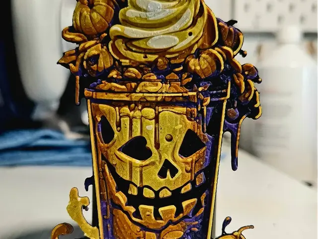HueForge model: Halloween Pumpkin Milkshake by Mano's 3d_Art
