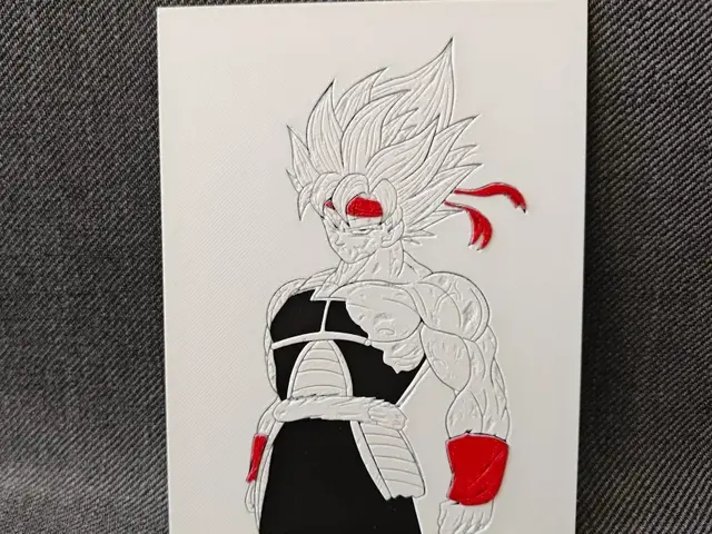 HueForge model: Hueforge Bardock by Litolunar