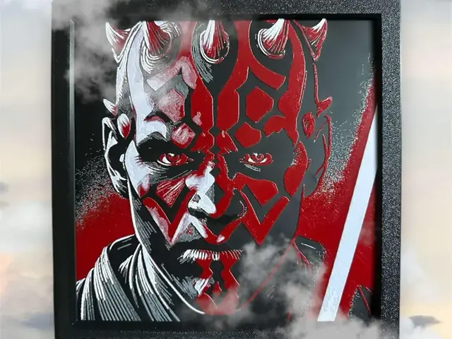 HueForge model: Darth Maul Hueforge - the look by Cré'Art 3D