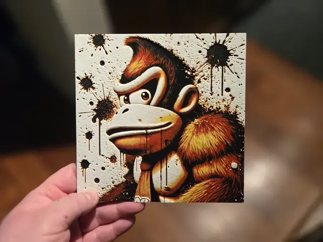 HueForge model: Graffiti Donkey Kong Hueforge by 3Ree Printing