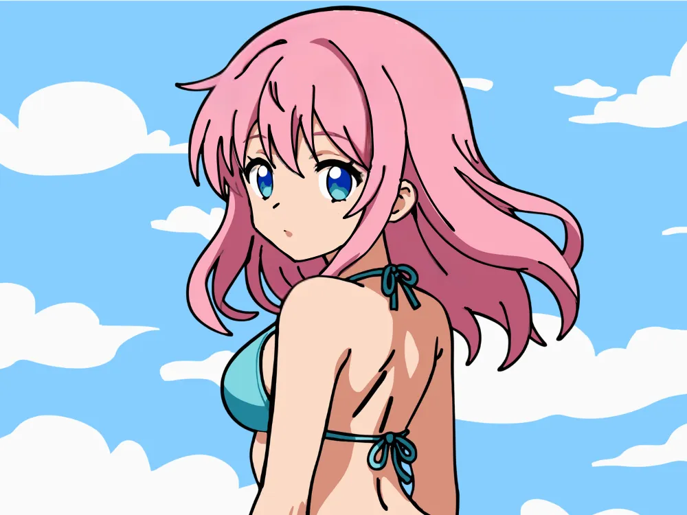Swimsuit by Krave HueForge model: Swimsuit by Krave