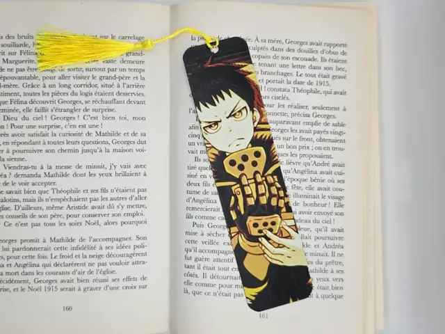 HueForge model: Bookmark Shinra Fire Force by Kactus Fpv