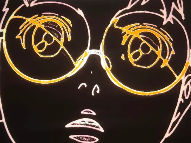 Dan da Dan - Okarun Backlit Lineart