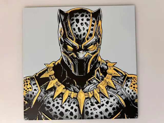 HueForge model: Black Panther by 3djd