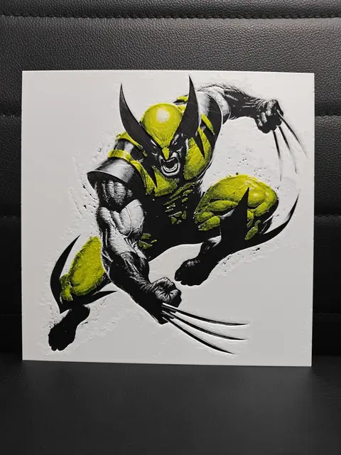 HueForge model: Wolverine by TheHueforgeLady