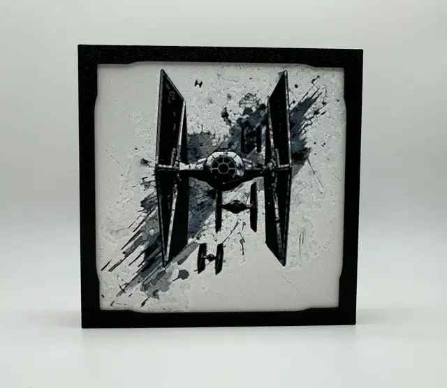 HueForge model: Tie Fighters - Star Wars Hueforge by Canadian Gamer
