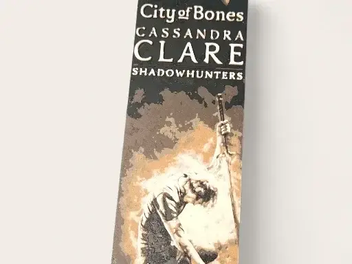 HueForge model: City of Bones Shadowhunters 50mm x 150mm Bookmark by MythicHue's