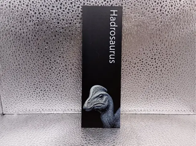 HueForge model: Hadrosaurus Bookmark hueforge by Borishotch Industries