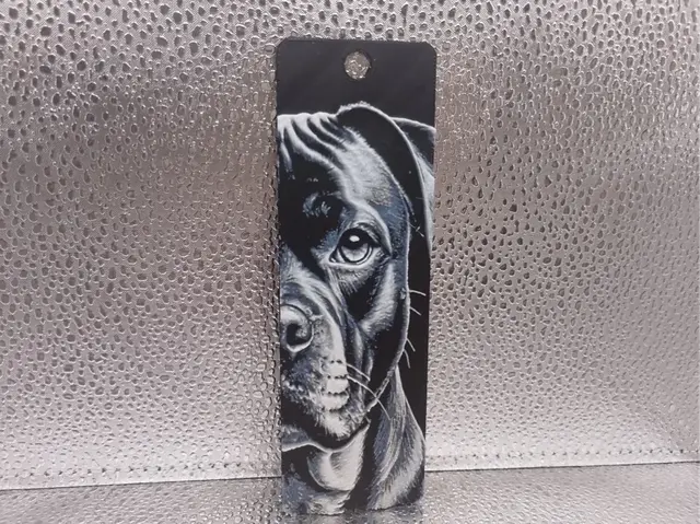 HueForge model: Staffordshire Bull Terrier Bookmark – Hueforge by Borishotch Industries