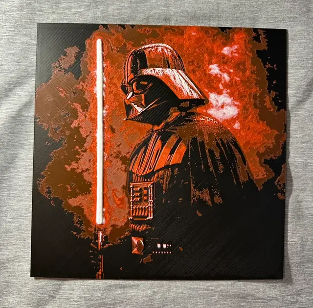 Darth Vader 3-Color Hueforge