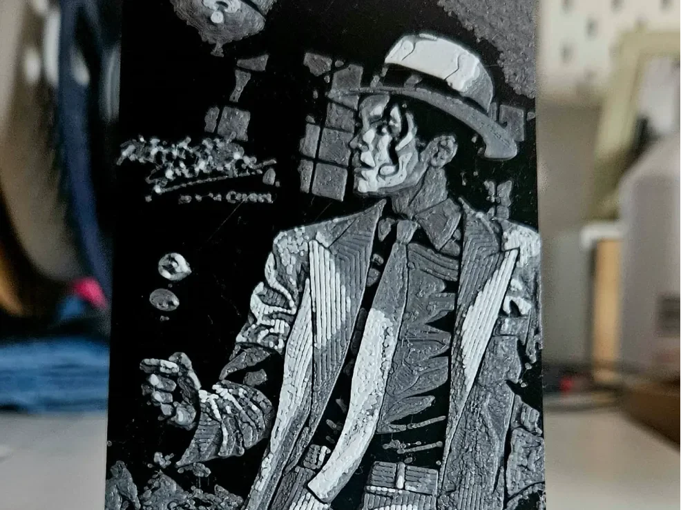 Micheal Jackson Smooth Criminal by Mano's 3d_Art HueForge model: Micheal Jackson Smooth Criminal by Mano's 3d_Art