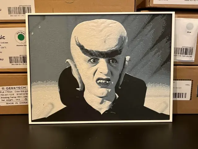 HueForge model: Buck Rogers Space Vampire - Vorvon by Estiv
