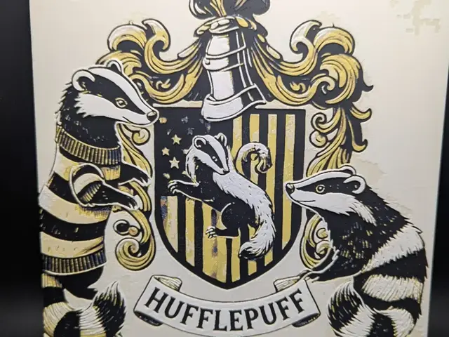 HueForge model: Hufflepuff Hueforge by the_bearded_jedi