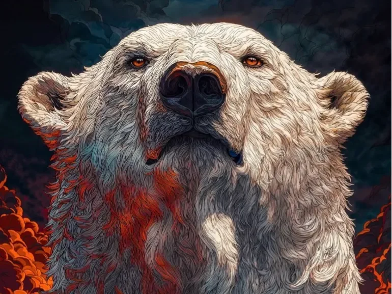 Polar Bear Hueforge by Advancedtechworldwide HueForge model: Polar Bear Hueforge by Advancedtechworldwide