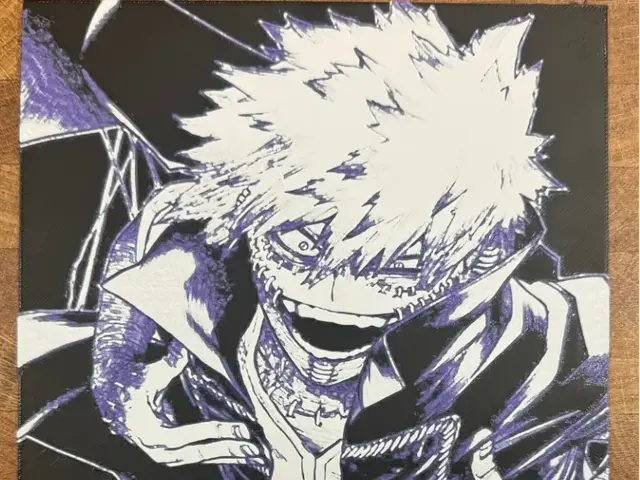 HueForge model: Dabi - Past Never Dies by Pretty Okay Prints