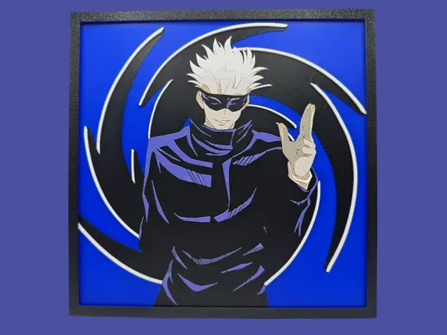 HueForge model: Satoru Gojo - Jujutsu Kaisen by Canadian Gamer