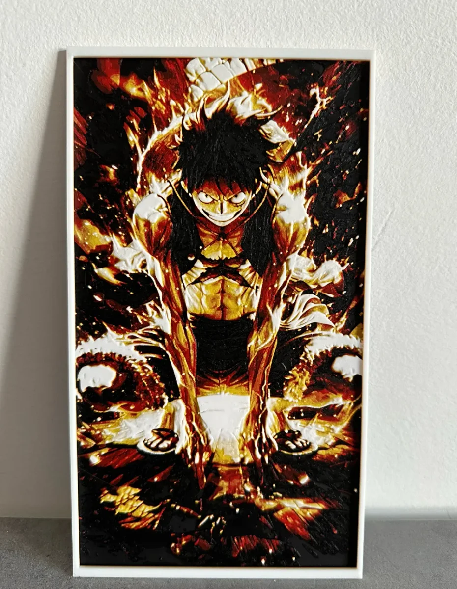 LUFFY ONE PIECE HUEFORGE INSANE HAKI by Giamma933 HueForge model: LUFFY ONE PIECE HUEFORGE INSANE HAKI by Giamma933