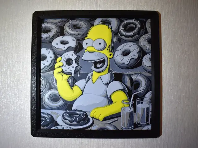 HueForge model: Homer Simpson Hueforge by Chris B