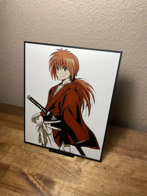 HueForge model: Kenshin by Cloudy Nostalgia