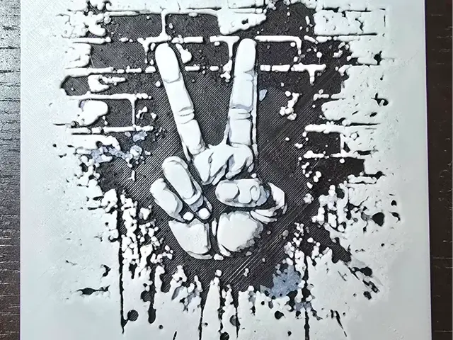HueForge model: Peace Sign Hueforge by Aprilk6366