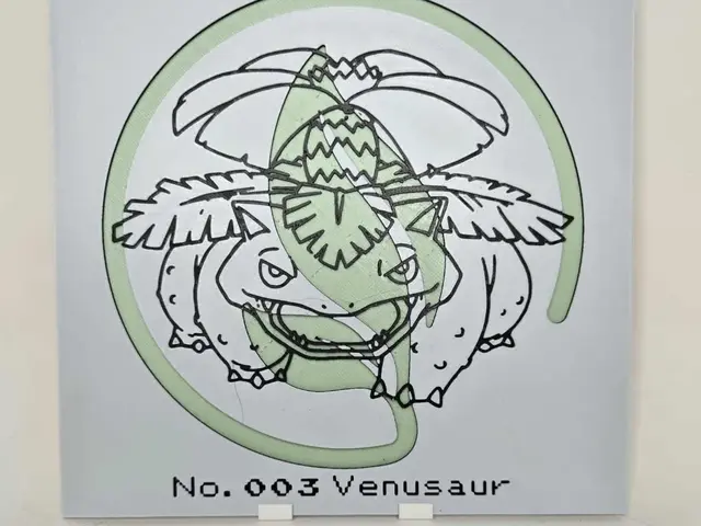 HueForge model: Minimalistic Venusaur Hueforge by 3Ree Printing