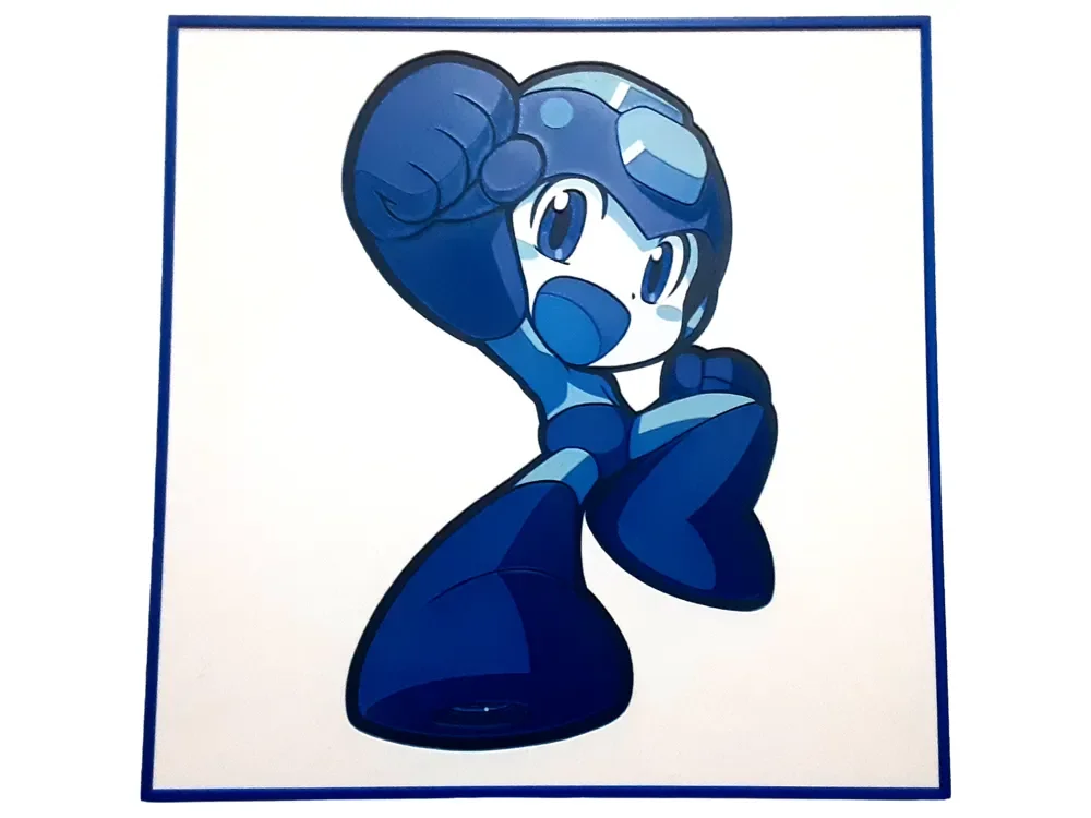 Mega Man Hueforge Chibi Capcom NES Retro Gaming by Elsie Moonshadow HueForge model: Mega Man Hueforge Chibi Capcom NES Retro Gaming by Elsie Moonshadow
