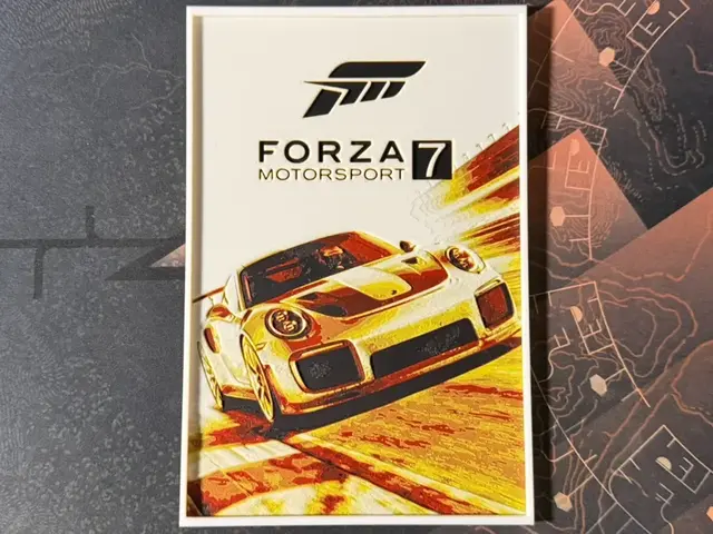 HueForge model: Forza Motorsport 7 - HueForge Game by ZorPrime7