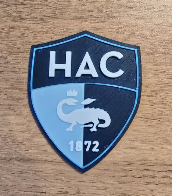 HueForge model: Le Havre Athletic Club Logo by Kactus Fpv