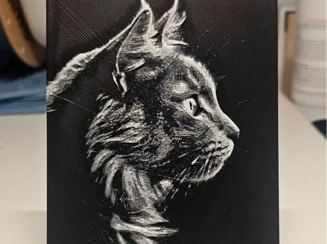 HueForge model: Main Coon Cat by Mano's 3d_Art
