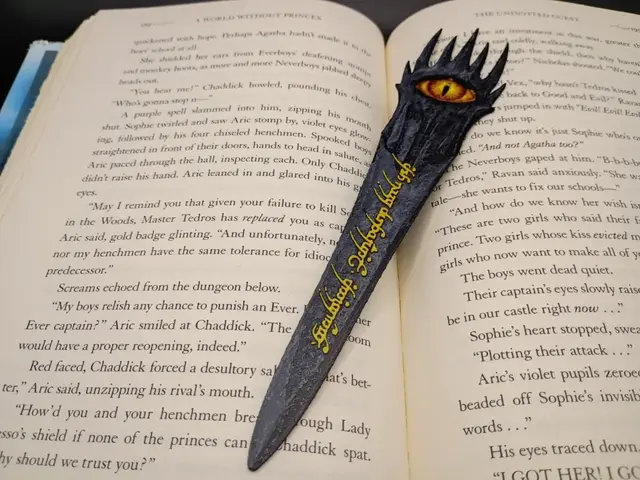 HueForge model: LOTR, Lord of the Rings Bookmark by 3djd