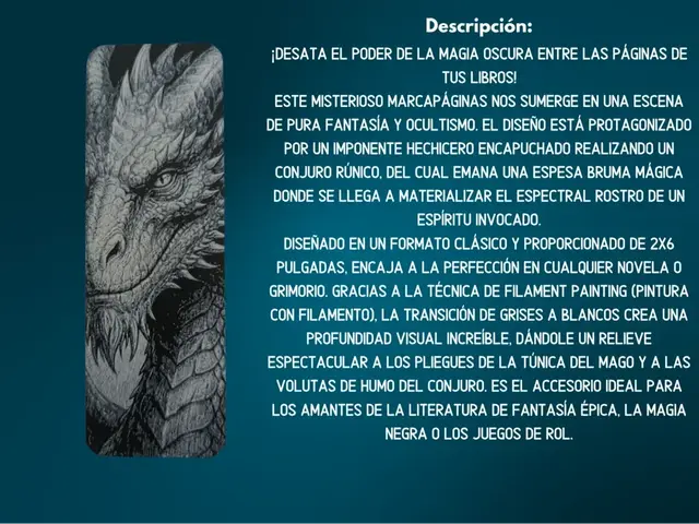 HueForge model: Dark Dragon Bookmark by FYTY112
