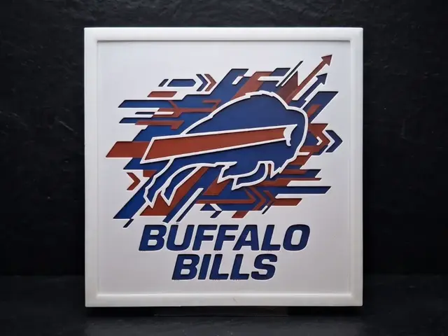 HueForge model: Buffalo Bills Logo - Hueforge Wall Art by LED