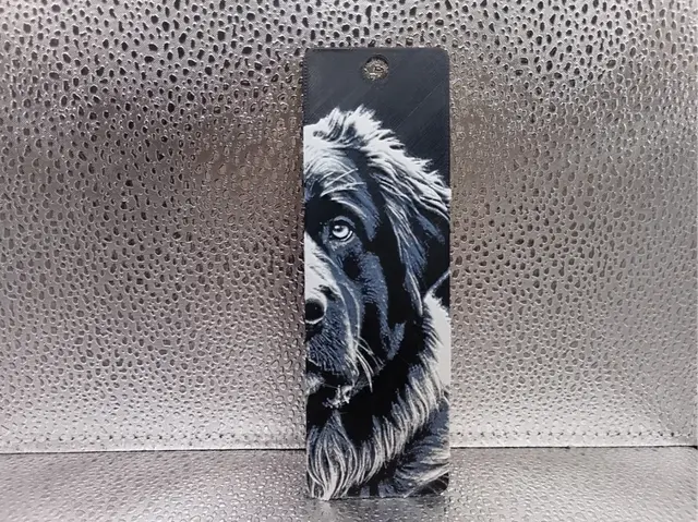 HueForge model: Leonberger Bookmark – Hueforge by Borishotch Industries