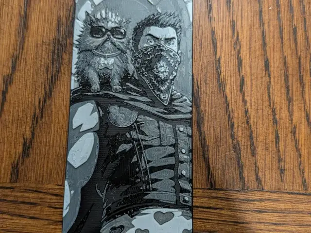 HueForge model: Dungeon Crawler Carl Bookmark by CommandersVault