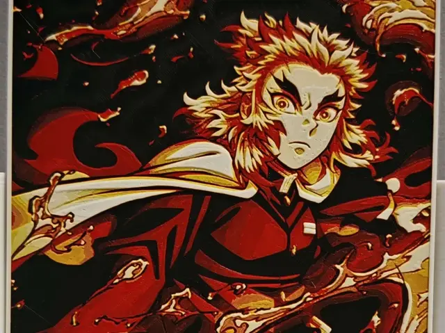 HueForge model: Kyojuro Rengoku - Demon Slayer by bzz999