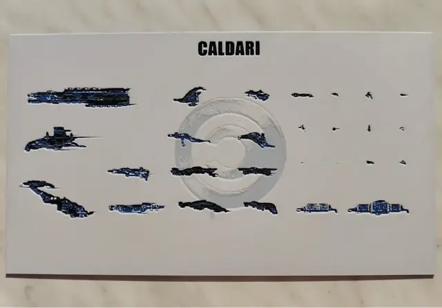 HueForge model: Caldari ships - EVE Online - Hueforge by BeaN