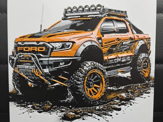 HueForge model: Ford Ranger Raptor Touring by TheHueforgeLady