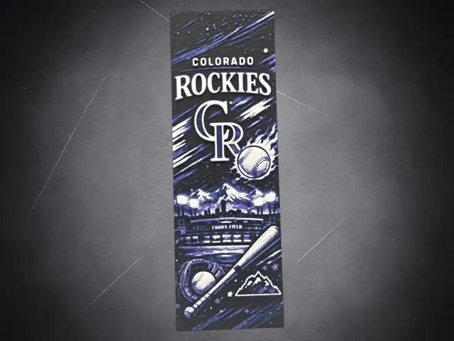 HueForge model: Colorado Rockies MLB Bookmark by MythicHue's