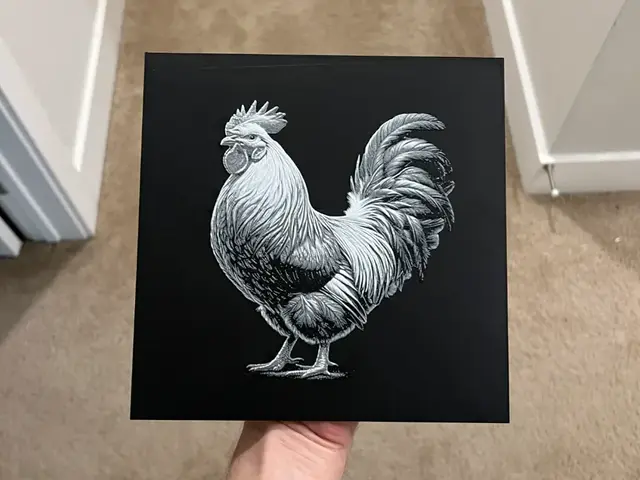 HueForge model: Rooster Art Hueforge by RP47 Designs