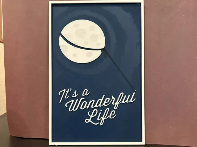 HueForge model: It's a Wonderful Life Hueforge by Estiv