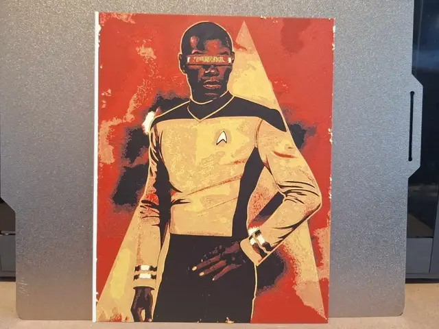 HueForge model: Geordi La Forge StarTrek -Hueforge by 3dGlow