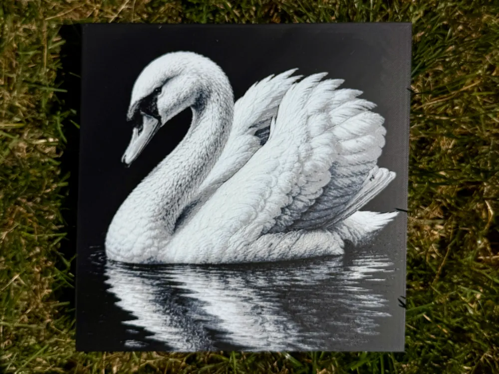 Swan Wildlife Series by novy HueForge model: Swan Wildlife Series by novy
