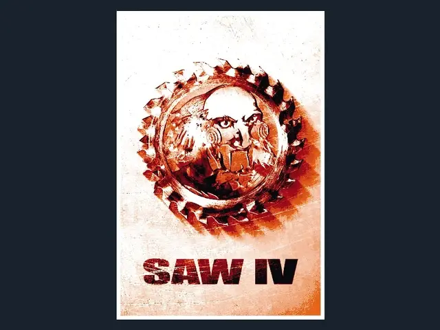 HueForge model: Saw IV (Movie Poster - HueForge) by HugheCraft