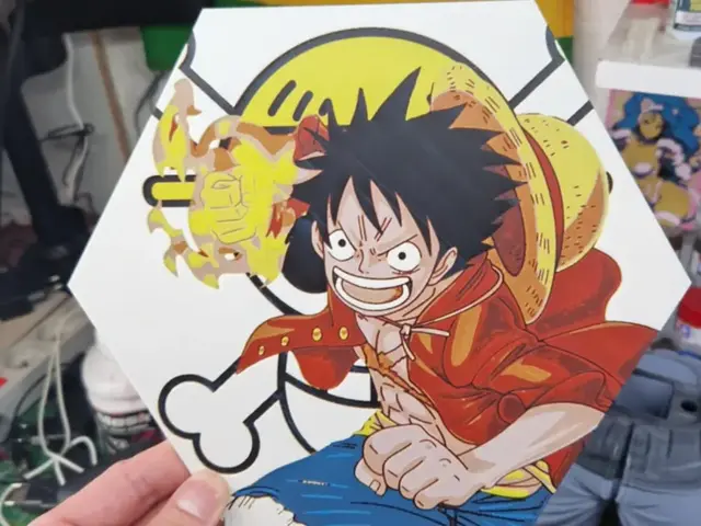 HueForge model: One Piece Hueforge - Luffy by Dakiren