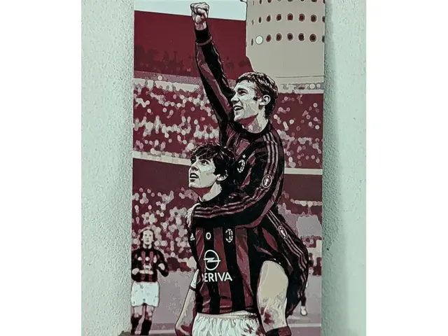 HueForge model: Shevchenko and Kaka - Goal! by suaimondi