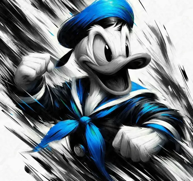 HueForge model: Donald Duck Hueforge by LoFi Layers