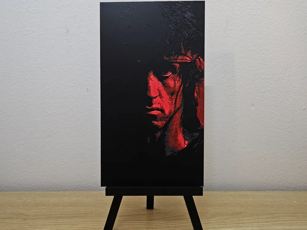 John Rambo Hueforge by Opao HueForge model: John Rambo Hueforge by Opao