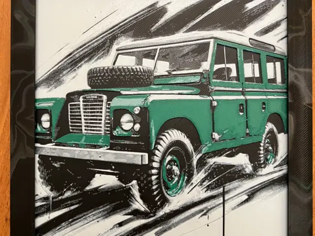 HueForge model: Land Rover (Classic) by JustBe 3D Printing