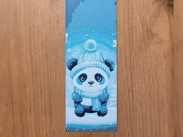 HueForge model: Winter Panda Bookmark by Morganja