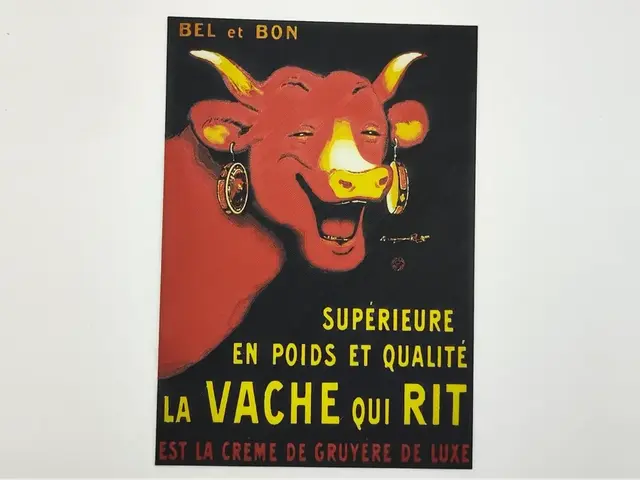 HueForge model: French vintage advertising - La vache qui rit by Altf4-Formation